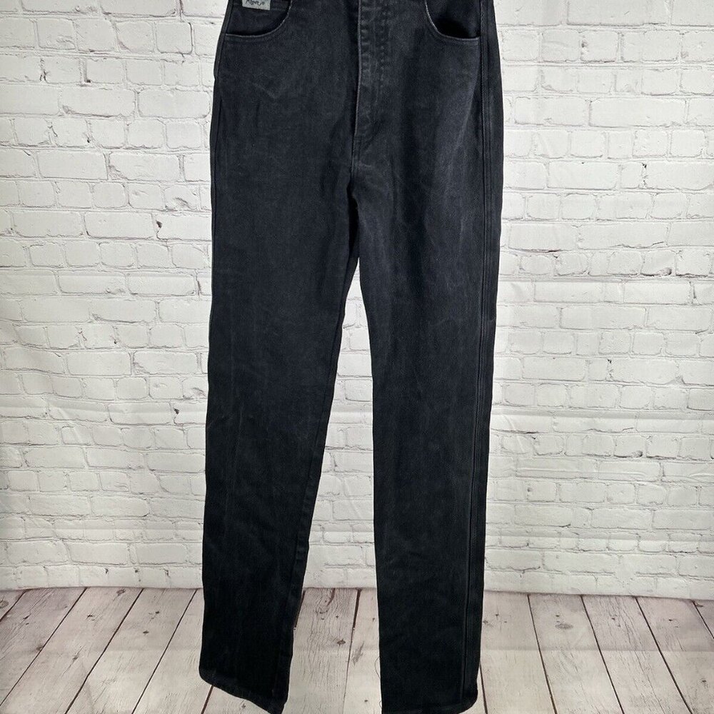 VTG Roper Black Denim High Rise Straight Leg Women’s Western Jeans 5 (23 x 35)